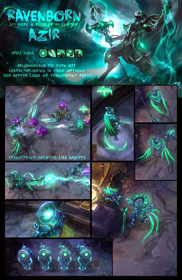 Mod Skin League of Legends 2015 [Mod Skin Combo] Combo Anime 5