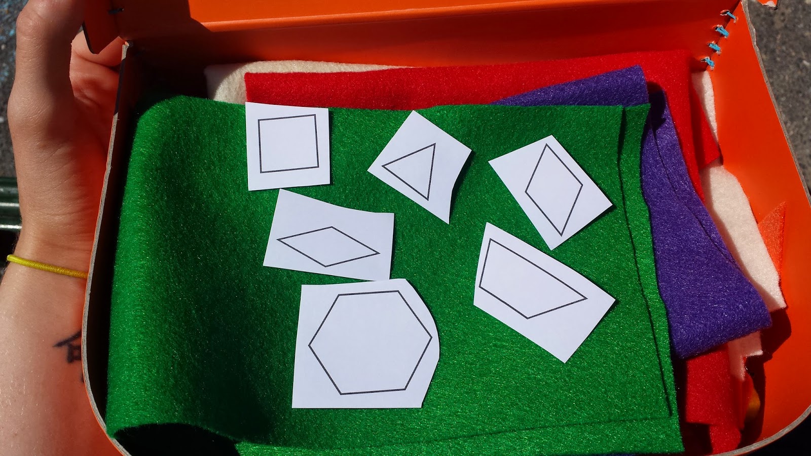 3D Felt Shapes  Felt Board Pieces Preschool Matching Activity by