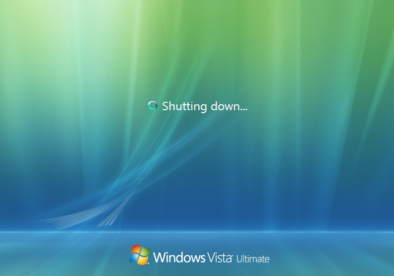Windows Vista Very Slow Shutdown
