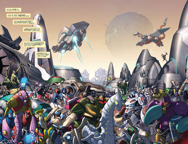 Población de Cybertron Transformers: Robots in Disguise nº 1