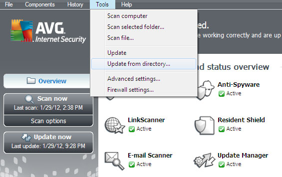 AVG Antivirus Won t Update