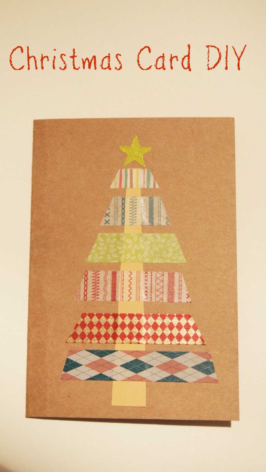 Stars in Jars: in a pinch christmas card DIY