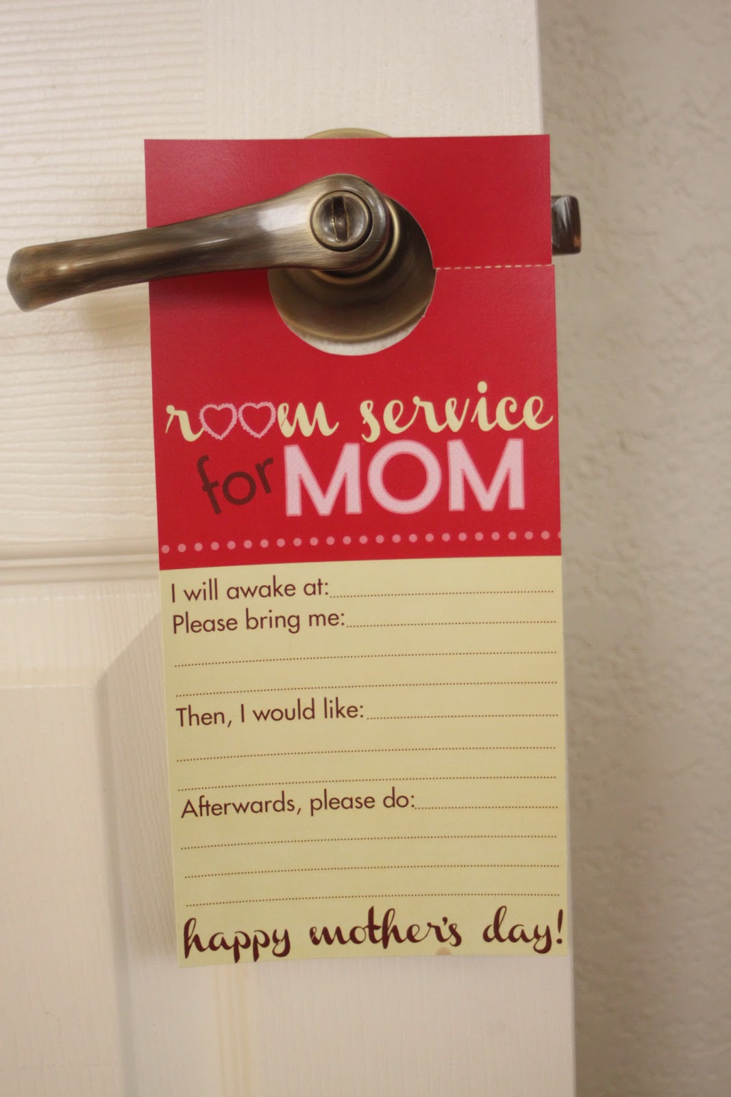 mother's day service ideas