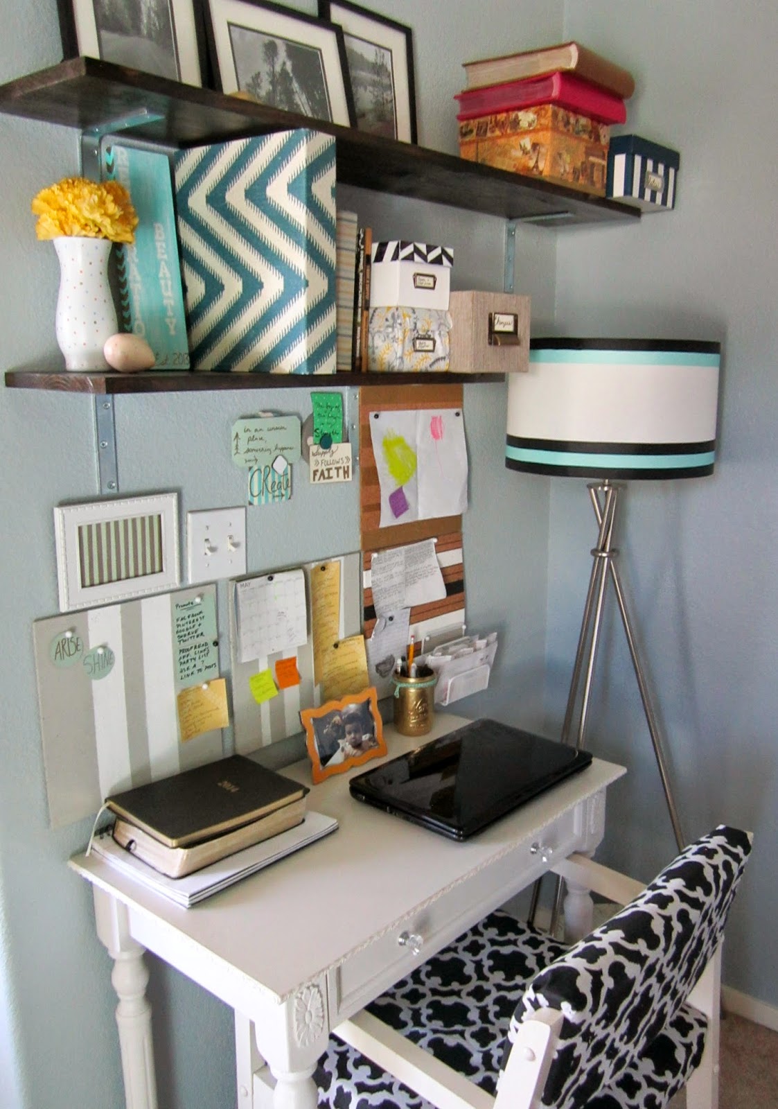 Restoration Beauty: How To Organize A Small Office/Work Space ... Restoration Beauty: How To Organize A Small Office/Work Space ...