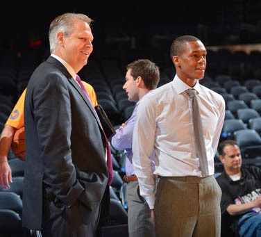 Danny Ainge And Rajon Rondo Danny Ainge And Rajon Rondo
