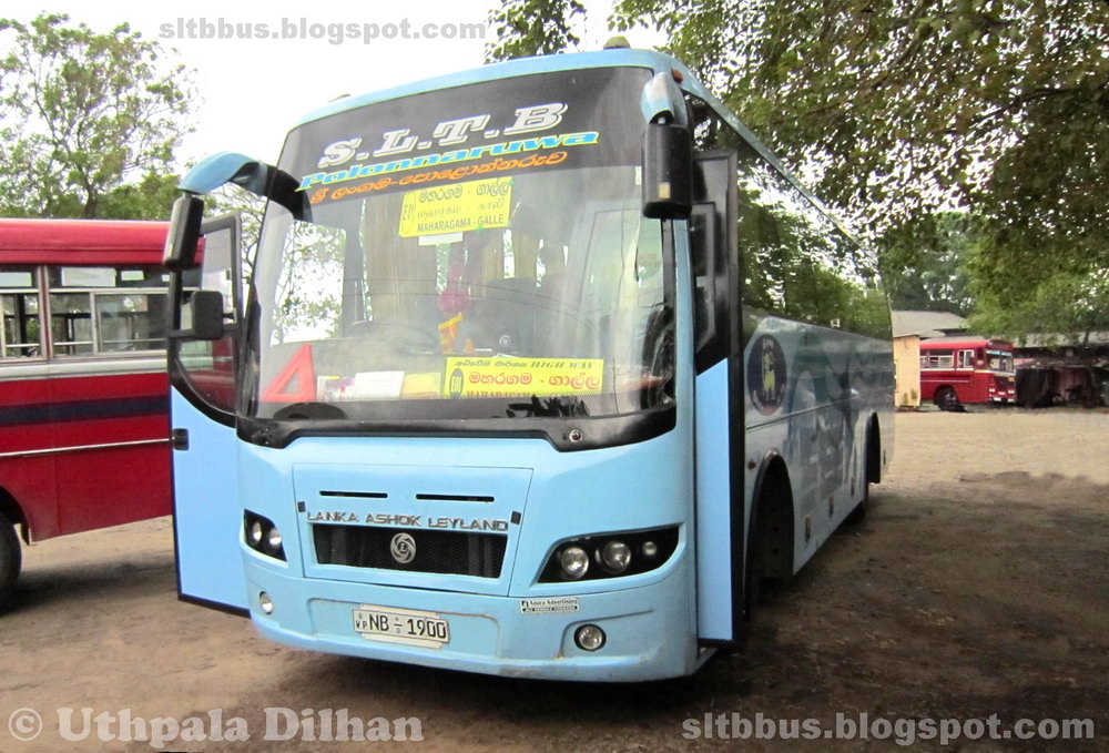 SLTB buses ශ්‍රී ලංගම බස් Ashok Leyland Viking AC Luxury bus from