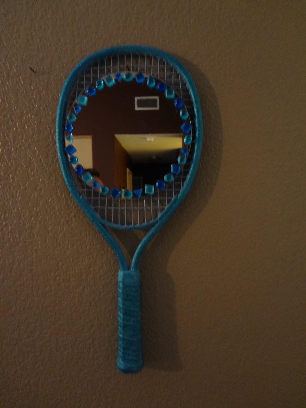 The Busy Broad DIY Tennis Racquet Mirror