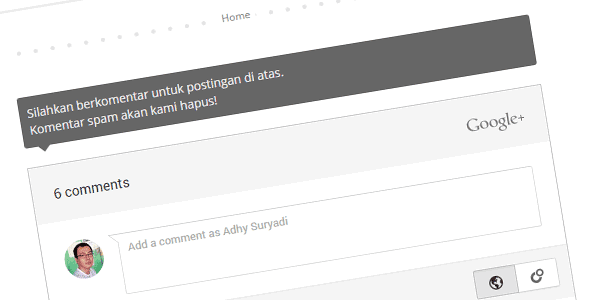 Membuat Pesan Komentar Google+ Default Blogger Pesan Komentar Google+ Default Blogger