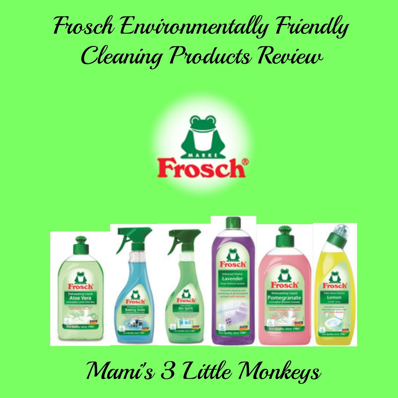 Mami's 3 Little Monkeys Frosch Environmentally Friendly Cleaning