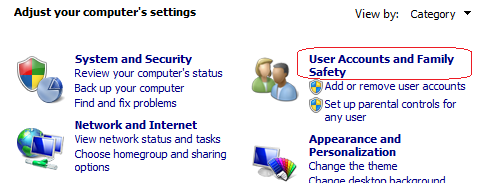 Cara Membuat Password user login di Windows 7 Account+users+and+safety