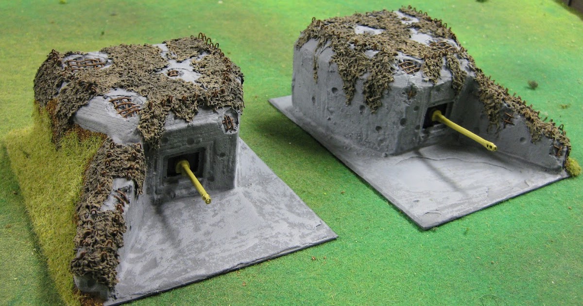 Scott's Wargaming Pillbox Bunker FoW Finished