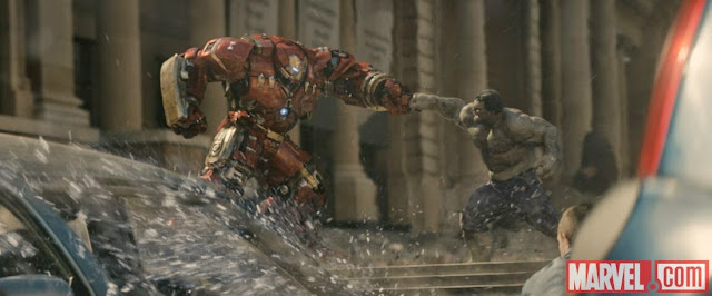 Iron Man Hulkbuster vs. The Hulk. The scene that pretty much sold the movie. avengers 2 age of ultron still iron man hulk