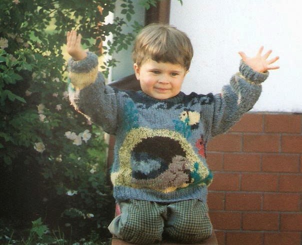 sweterek dziecięcy DIY kid's sweter