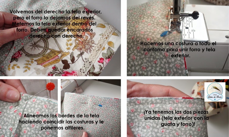 Unas gotas de Rocío: Funda para la máquina de coser.