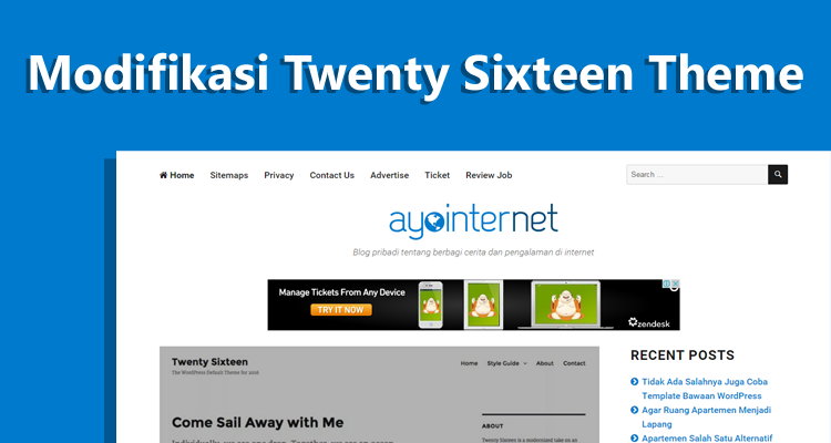 Twenty Sixteen Child Theme By Kompi Ajaib Twenty Sixteen Child Theme By Kompi Ajaib