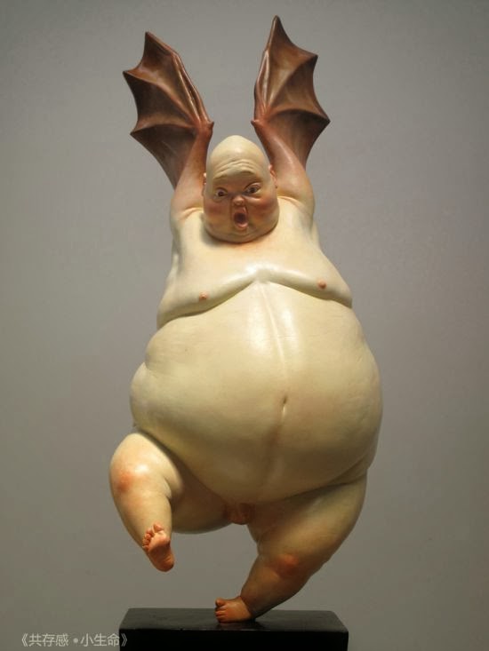Liu Xue - We are the World - esculturas grotescas bizarras animais humanos surreais híbridos misturados Liu Xue - We are the World - esculturas grotescas bizarras animais humanos surreais híbridos misturados