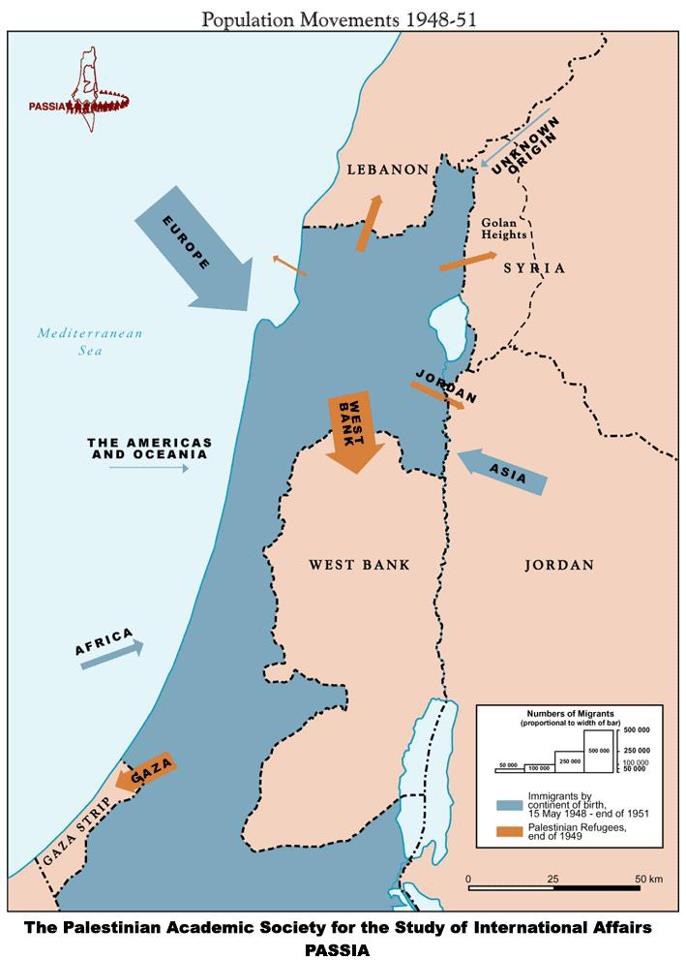 Keluasan negara palestin