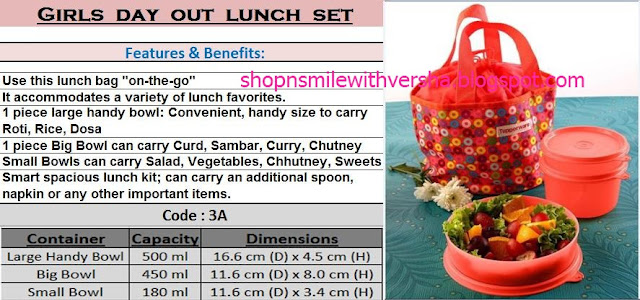 Tupperware Girls Day Out Lunch Set