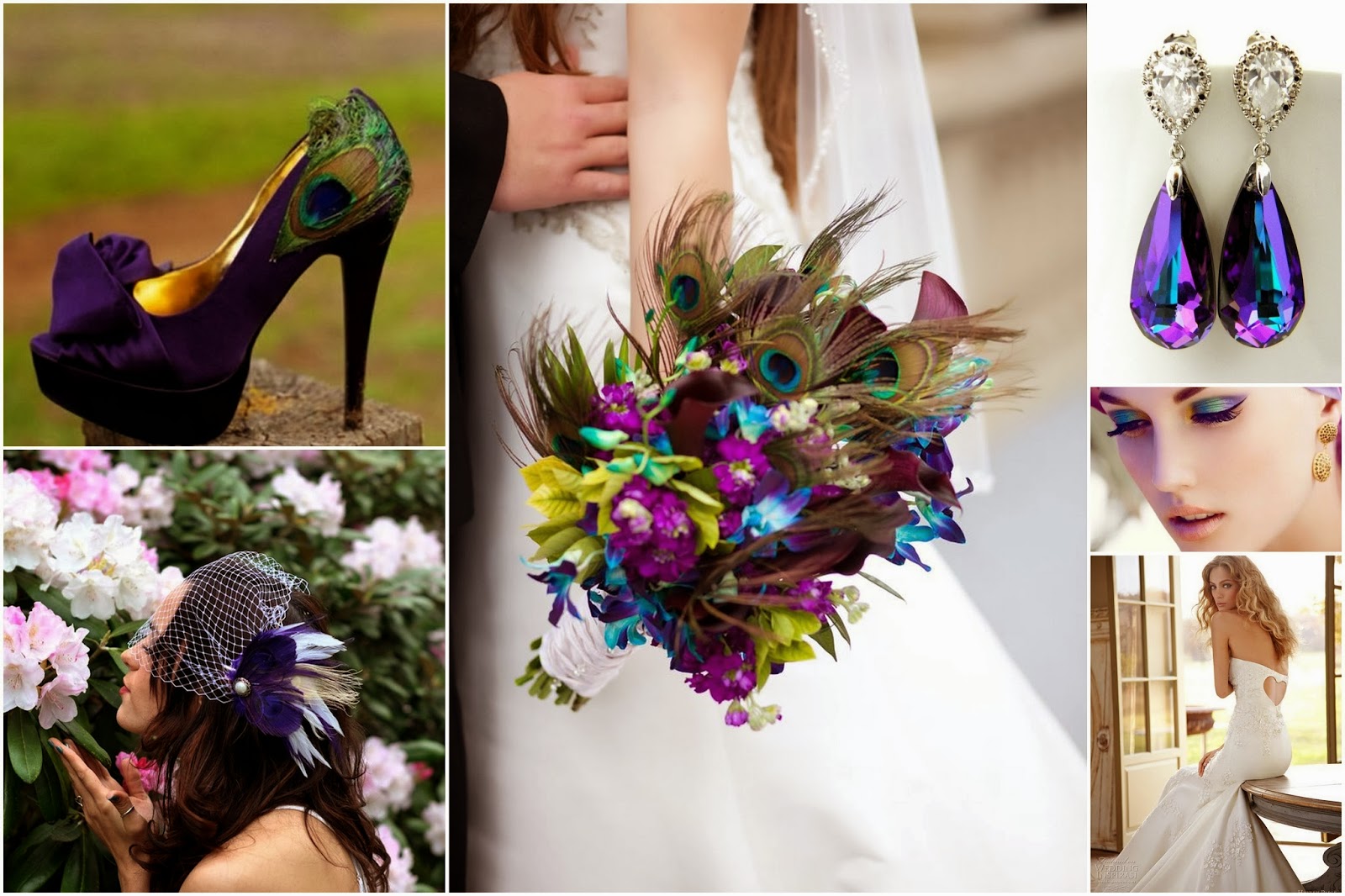 Peacock Theme Wedding Peacock Bride