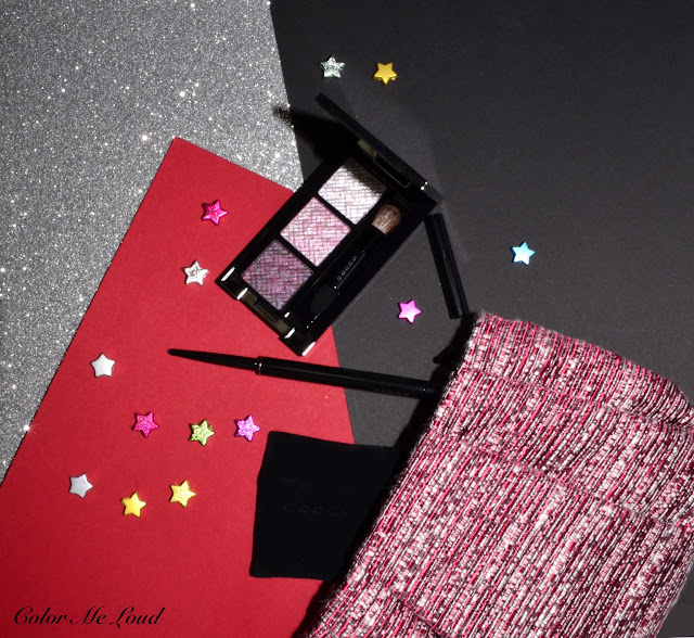 Suqqu Eye Color Palette Ex-04 Shisouori & Christmas 2015 Makeup Kit B, Review, Swatch & FOTD