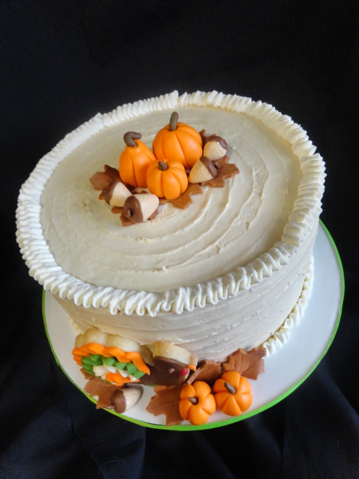 Pink Little Cake Thanksgiving theme cake