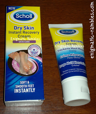 scholl-dry-skin-instant-recovery-cream-care-soft-and-smooth feet-instantly-review-enigmatic-rambles