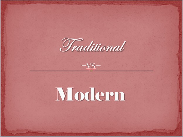 Relationship Stance: Traditional vs Modern