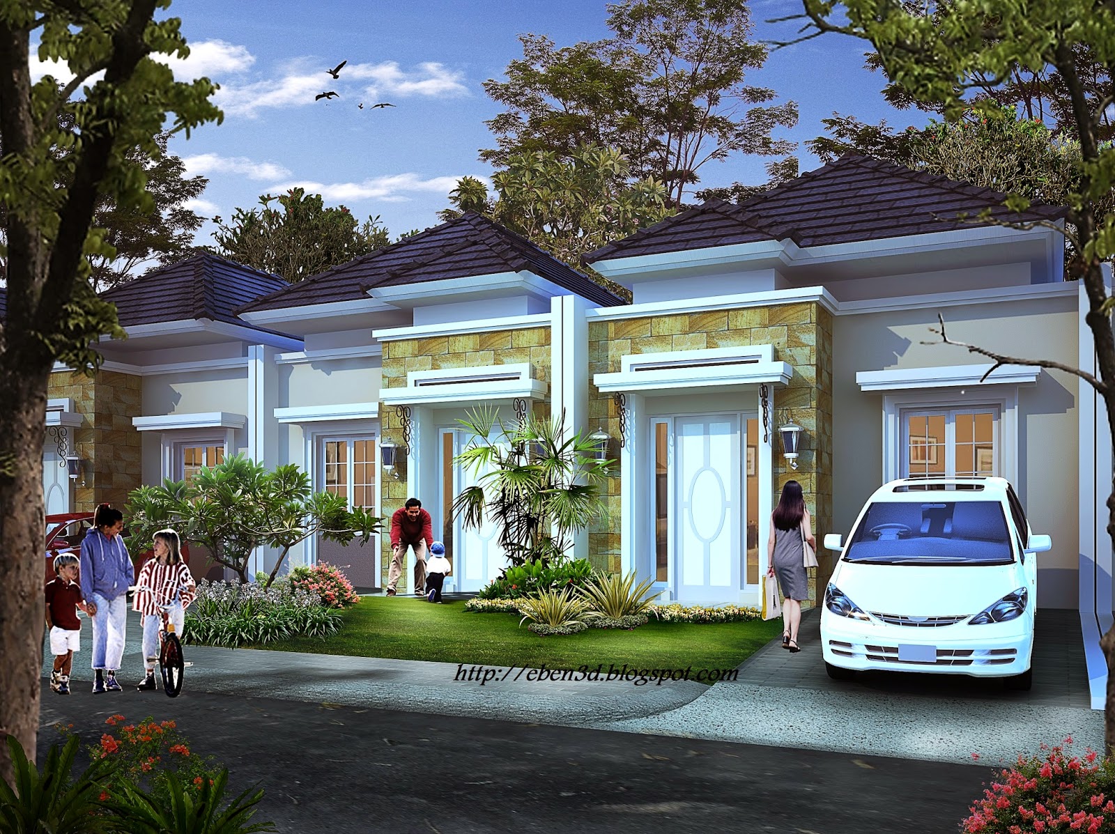 jasa 3d rumah 3d