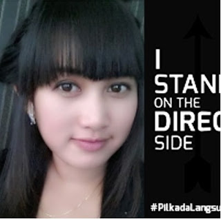 Cara Edit Foto "I Stand On The Direct Side" dukung Pilkada Langsung