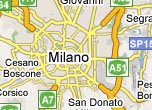 Milano Mappa della città Provincia