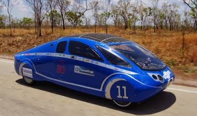 solar car form the world solar challenge