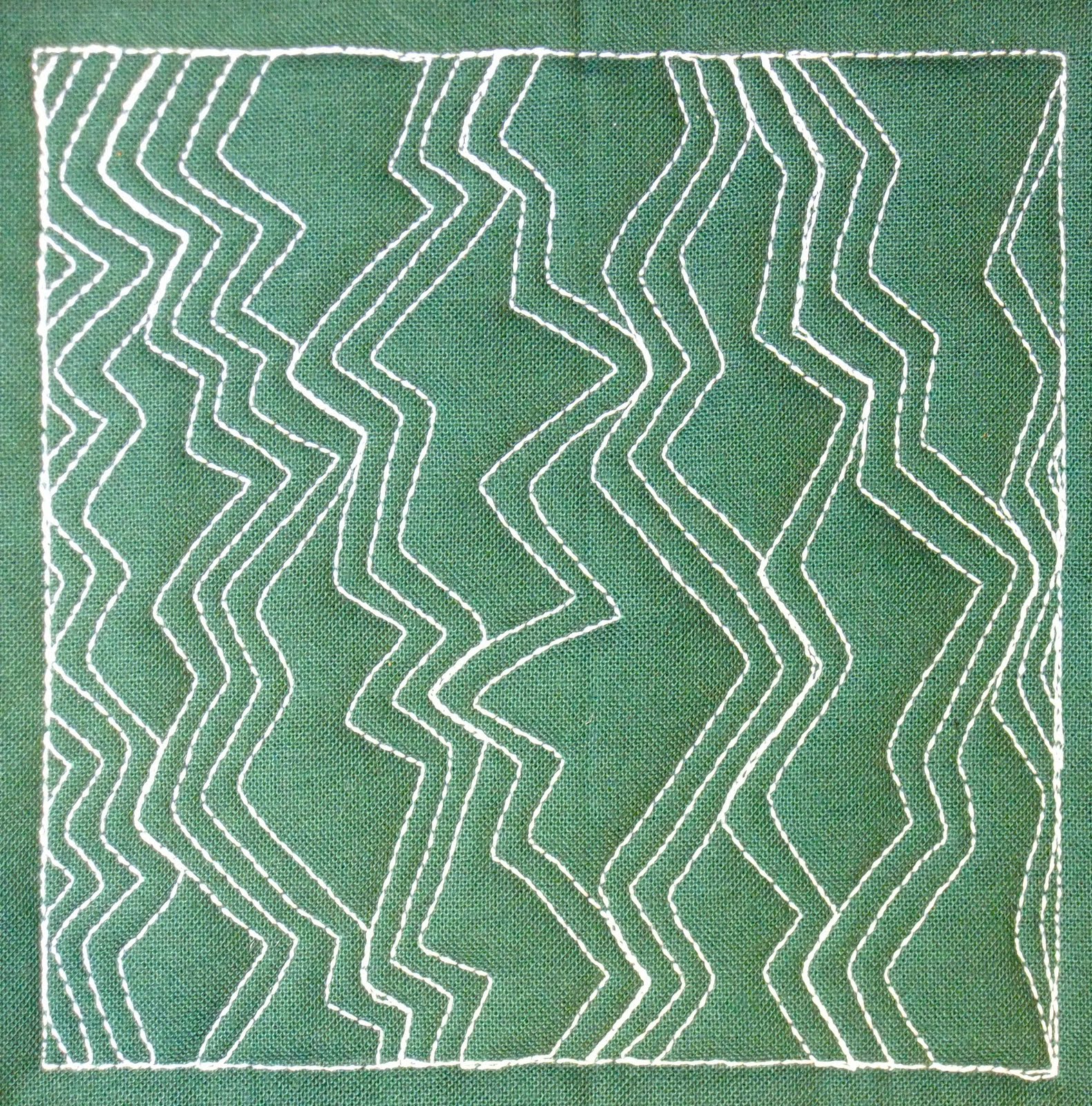 The Free Motion Quilting Project Day 307 Jagged Lines