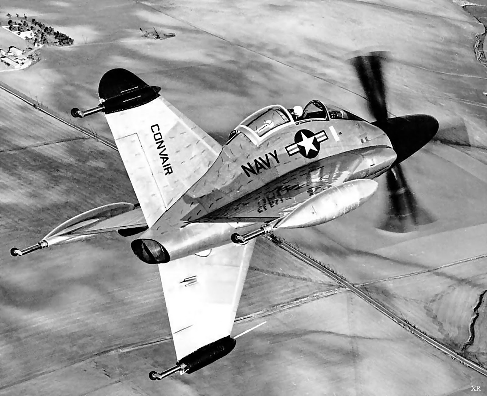 ATOMICANNIHILATION 1954 Convair 'Pogo' VTOL