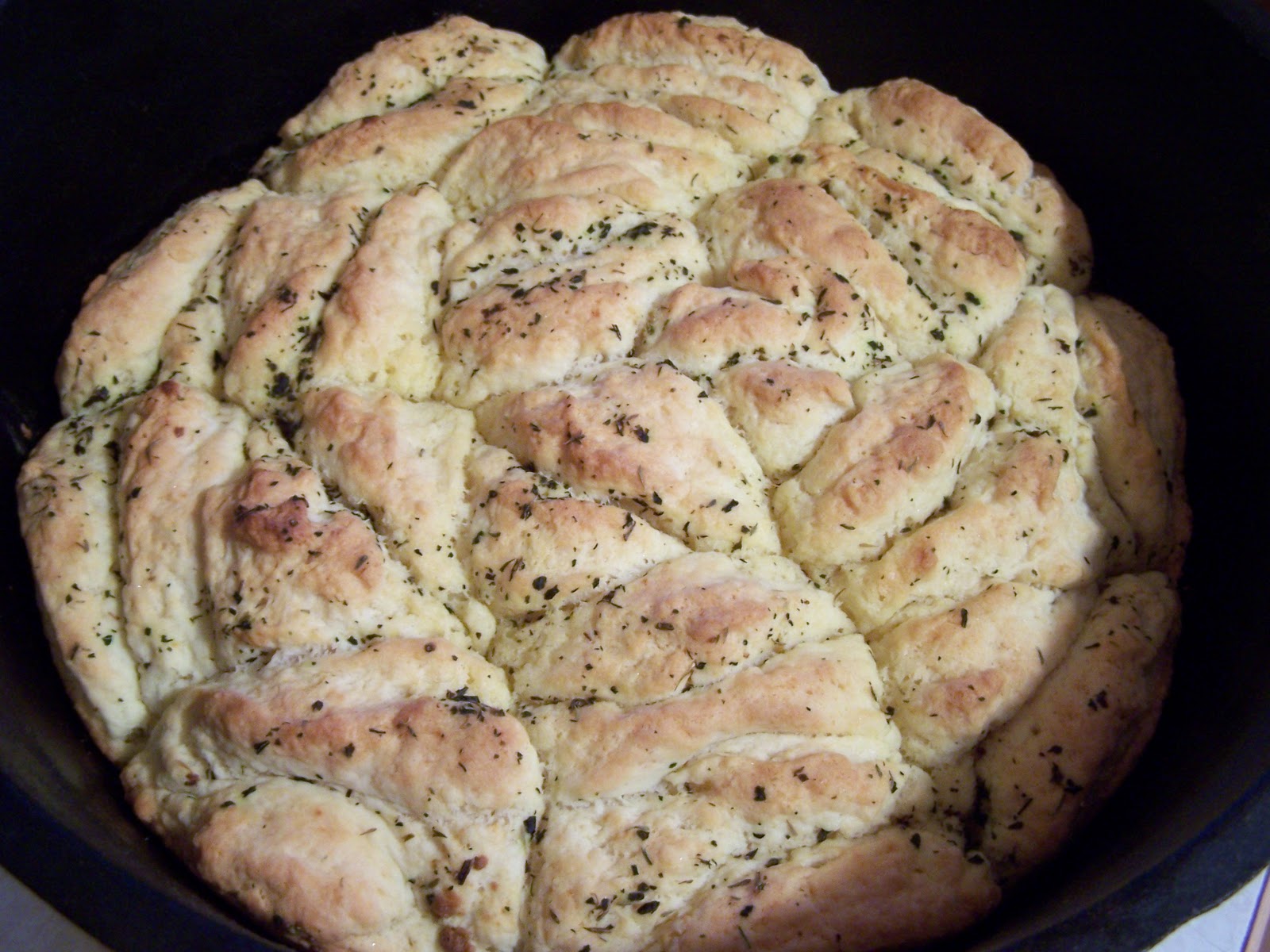 Dutch Oven Madness! Herb Biscuit Loaf