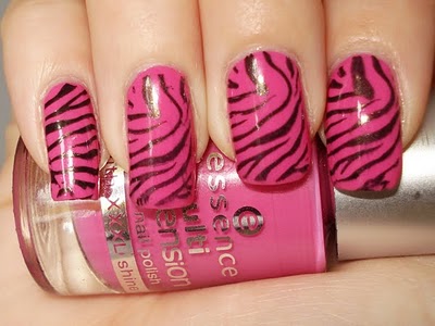 Awesome Nail Arts [Animal Design] Zebra Airbrush