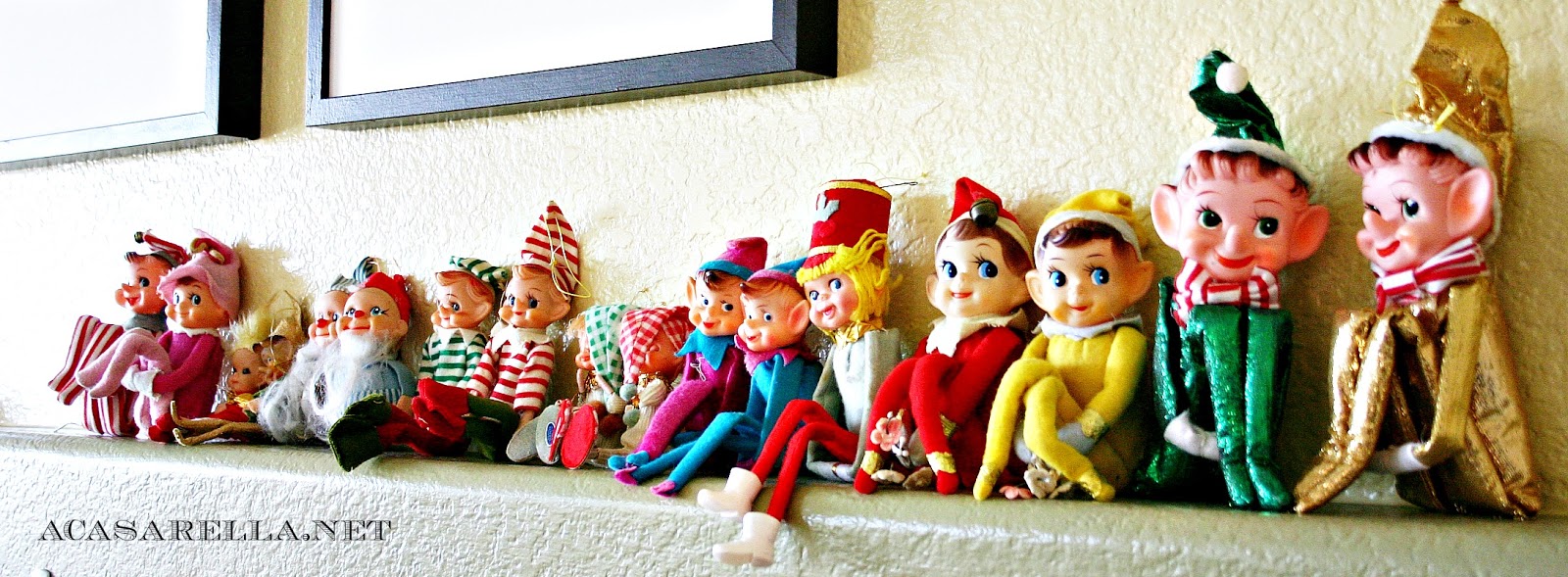 (Antique) Elves on the Shelf 'A Casarella