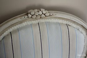 detail of Upholstered French Louis Armchair
