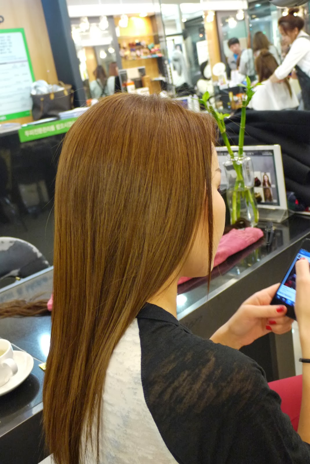 Brazilian keratin treatment in Seoul Korea SUINstyle Hair Salon in