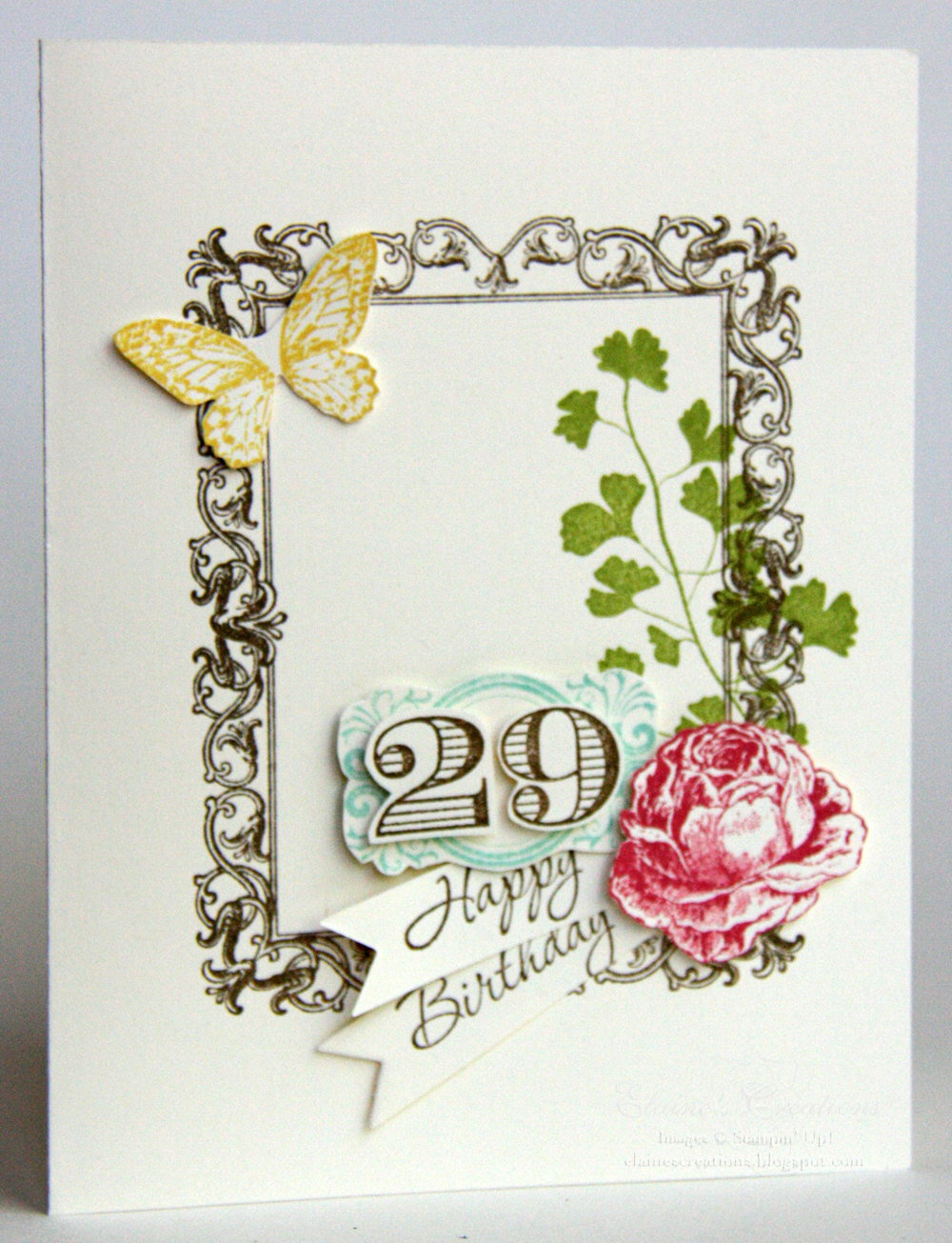 elaine s creations papaya collage birthday card collage birthday cards