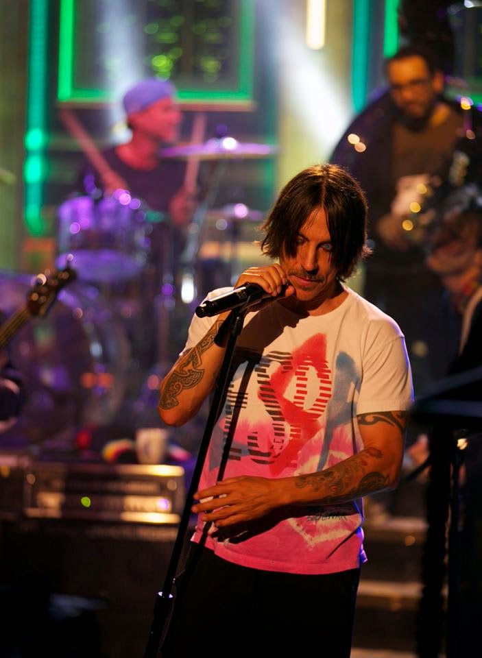 Red Hot Chili Peppers Brasil Anthony Kiedis participou do programa