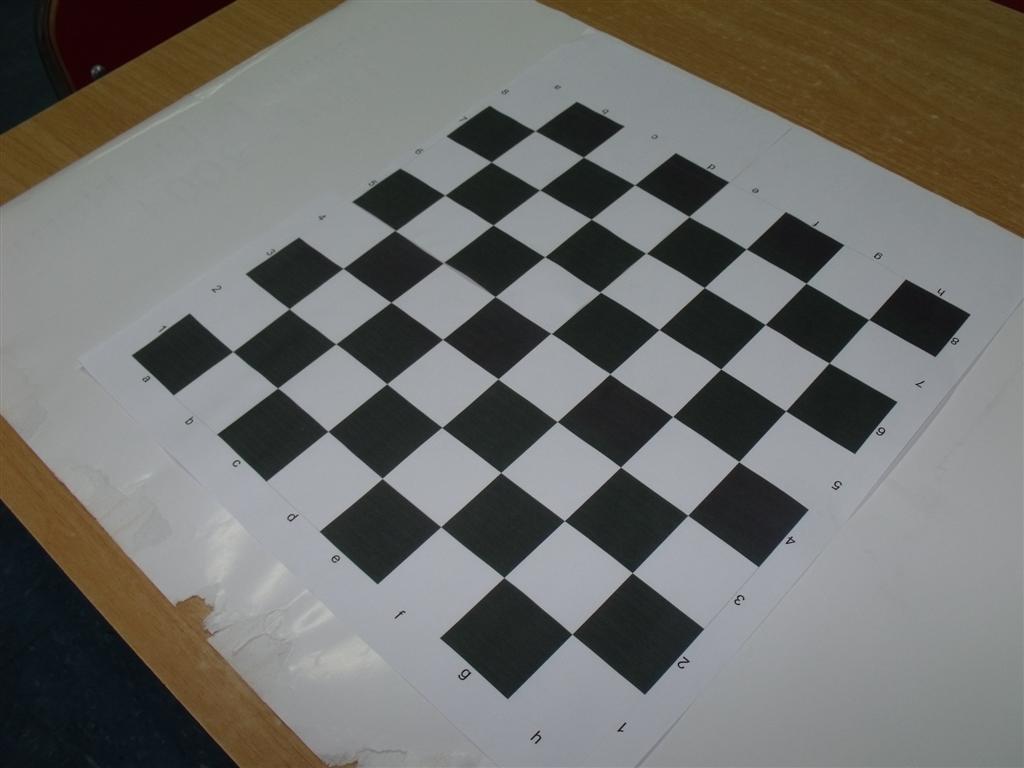 BiblioCRA COGGZAI Tablero de ajedrez para imprimir