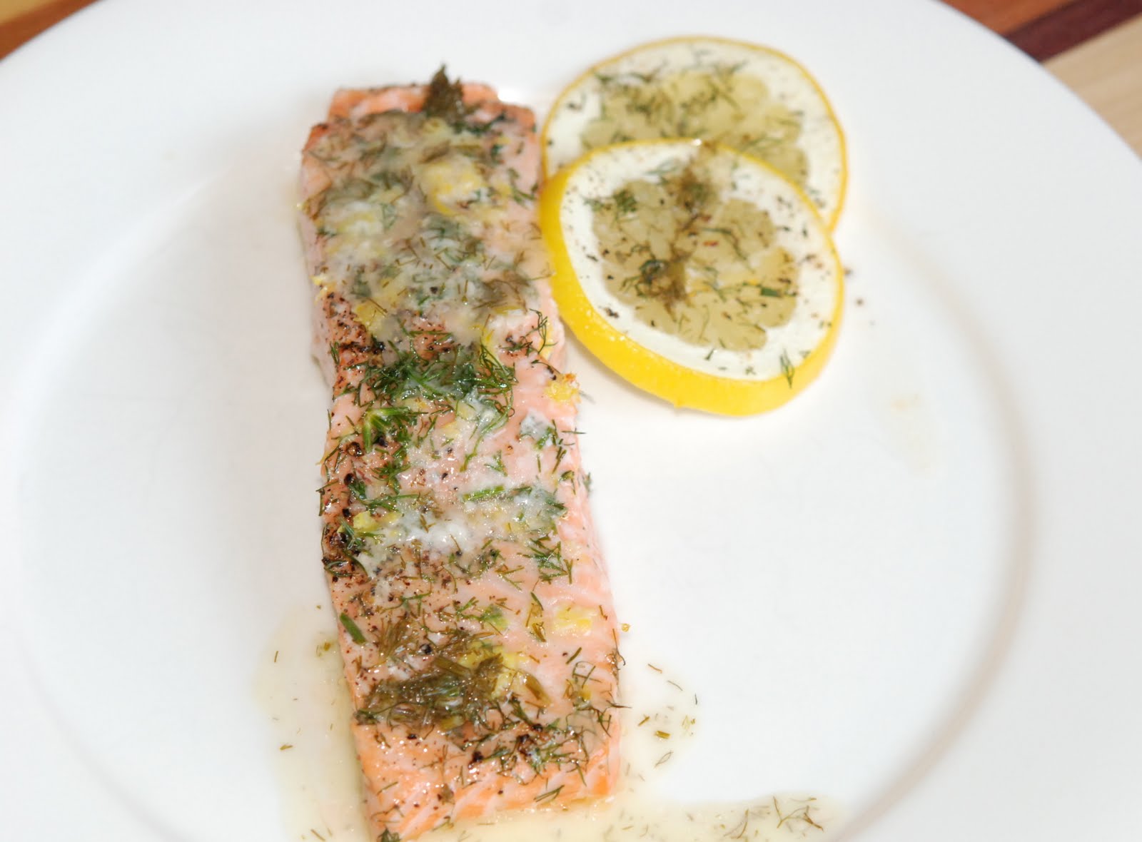 marys bites Grilled Cedar Plank Salmon and Halibut with Lemon and Dill