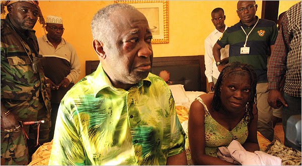 GBAGBO, DISGRACED AFRICAN LEADER NABBED INSIDE HIS SWEATY BUNKER!