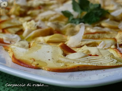 carpaccio di ovolo....il cibo degli dei
