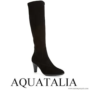 Kate Middleton Wears Aquatalia damara weatherproof almond toe boot