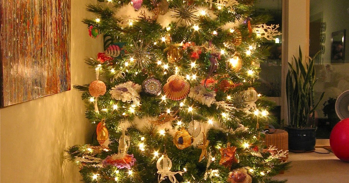 BluKatKraft: Under the Sea; Ocean Themed Christmas Tree