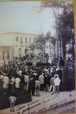 PRACA DOS ANDRADAS INAUGURACAO DO BUSTO DO PADRE MESTRE CORREIA