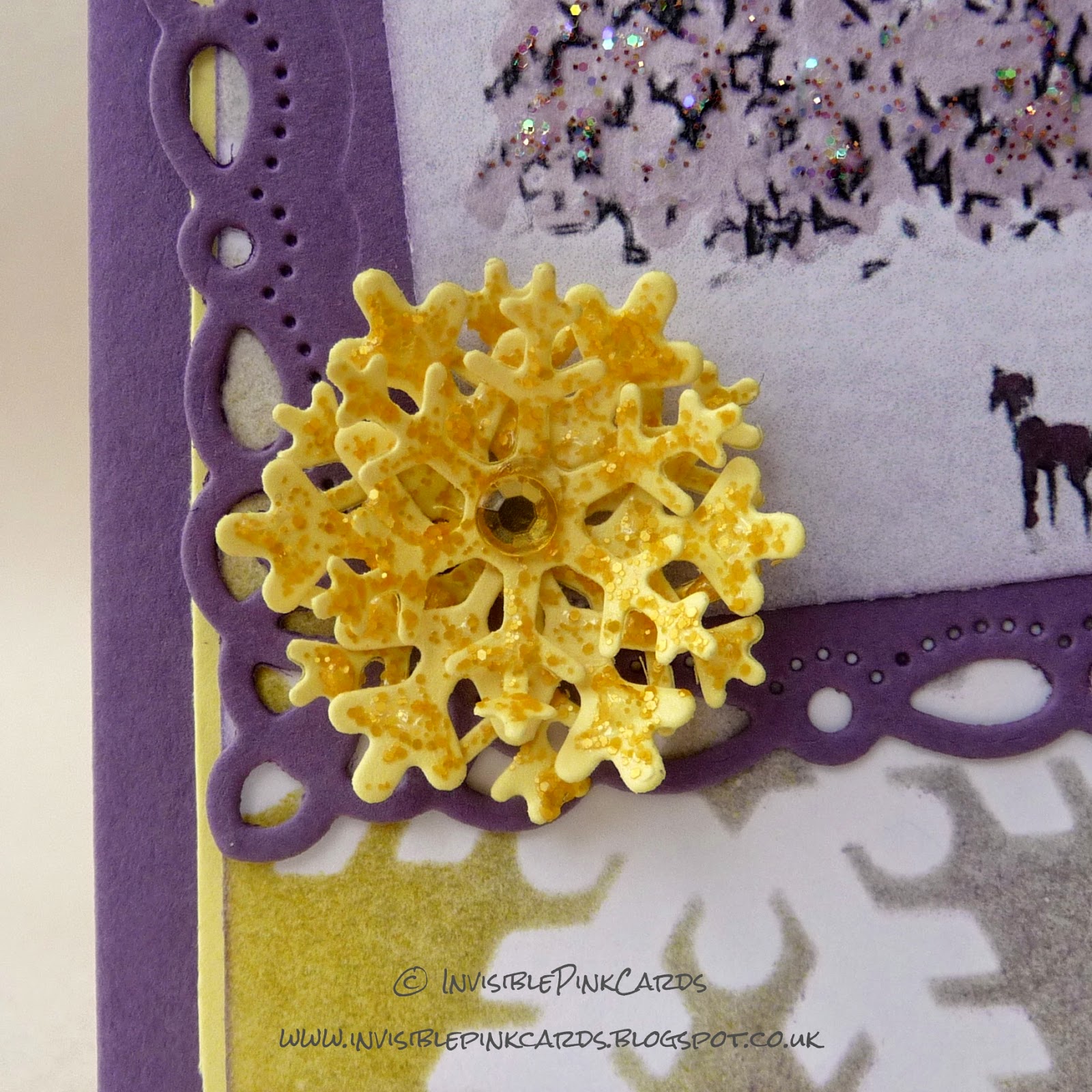 InvisiblePinkCards: Holly Jolly Christmas Challenge - Non-Traditional