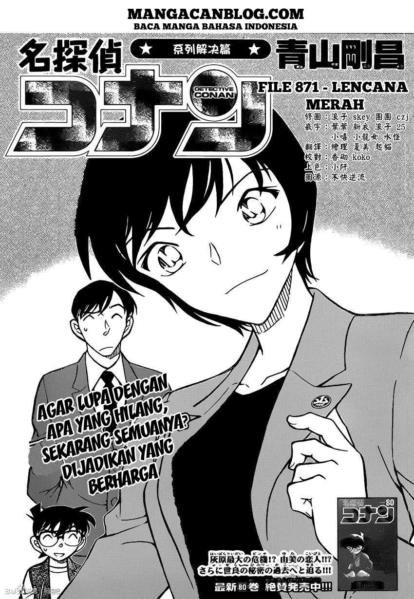 Komik detective conan 871 - lencana merah 872 Indonesia detective conan 871 - lencana merah Terbaru 1|Baca Manga Komik Indonesia|Mangacan