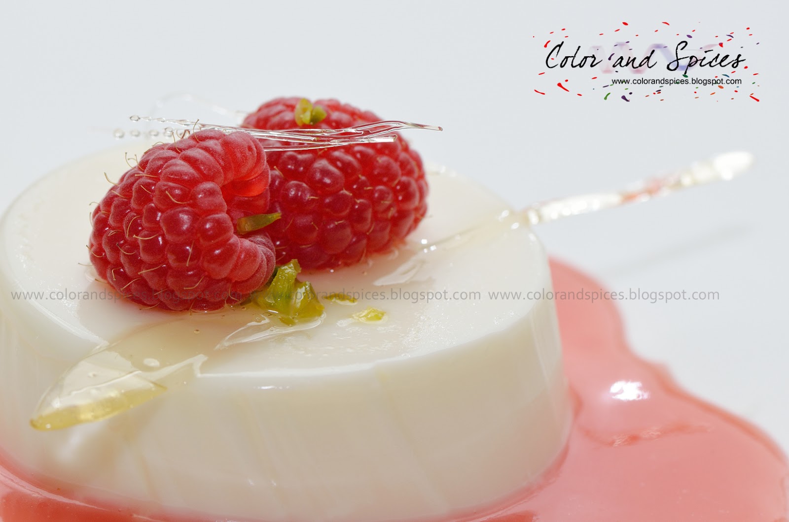 Color and Spices Panna cotta...an Italian dessert